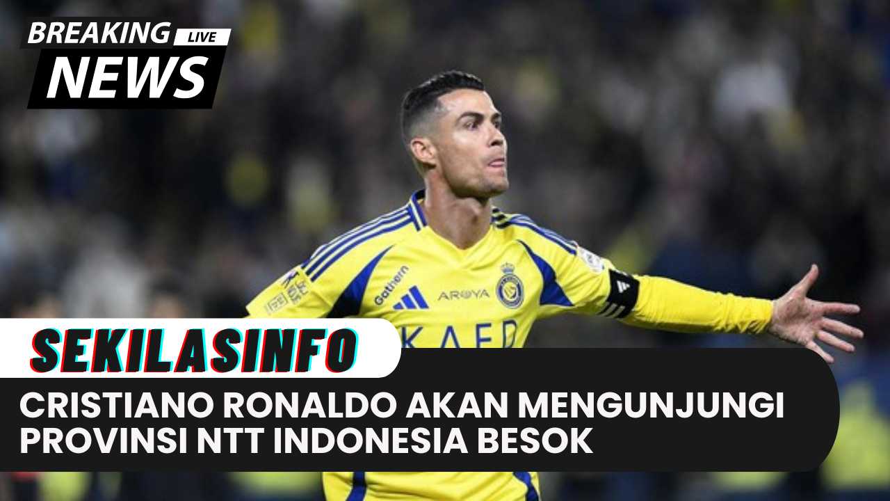 Cristiano Ronaldo Akan Mengunjungi Provinsi NTT Indonesia Besok