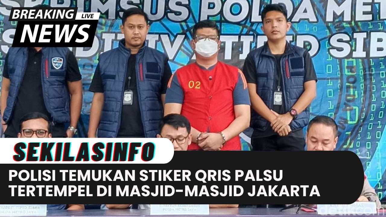 Polisi Temukan Stiker QRIS Palsu Tertempel Di Masjid-Masjid Jakarta